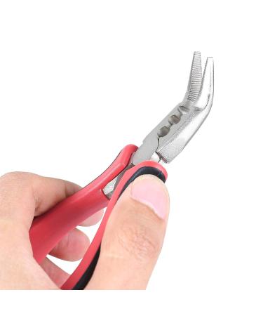 3-Hole Hair Extension Plier for Micro Nano Ring Hair Extensions - Black-Pink Needle Nose Pliers - Buy Online on GoSupps.com