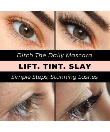 Lash Lift and Tint Kit with Keratin Conditioning by CICI | Instant Professional Perming Lifting & Tinting for Eyelashes | Black Color Dye | Long-Lasting Salon Results At Home | DIY Tools and Supplies - Buy Online on GoSupps.com
