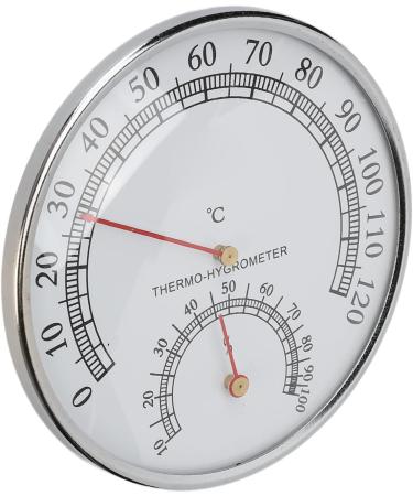 2-in-1 Thermo Hygrometer - High Accuracy Sauna Thermometer & Hygrometer 0 120 C Mechanical with Clear Scale | Worldwide Shipping - Buy Online on GoSupps.com