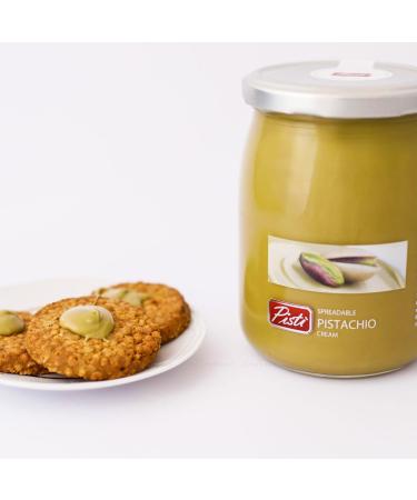 Pisti Spreadable Pistachio Cream 600g | Irresistible Luxurious Pistachio Goodness | Creamy Indulgence for Desserts Snacks & More | Made in Italy | Alpine Heights - Buy Online on GoSupps.com