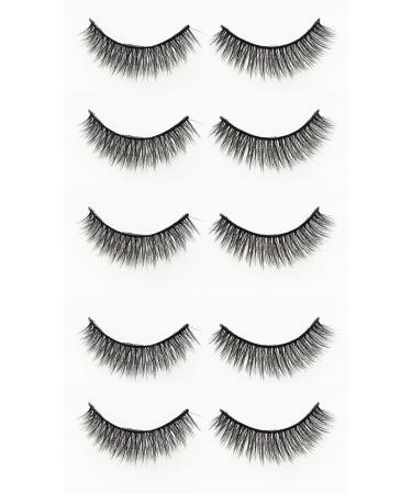 FRCOLOR 10 Pairs of False Eyelashes Fluffy Pesta as Postizas Natural Artificial Eyelashes Long Black Thick Eyelashes Magnetic Eyelashes Natural Look 3D Adhesive Form Chemical Fibre - Buy Online on GoSupps.com