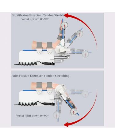 Electric Elbow Joint Rehabilitation Elbow Joint Stretching Trainer with 5-Finger Fixed and Joint Floating Design Adjustable 0-90 Bending/Stretch Angle for Arm Fracture - Buy Online on GoSupps.com