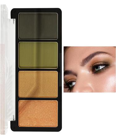  Veeteah Matte and Glitter Eyeshadow Palette - Matte Glitter Makeup Palette - 4 Colors - Vibrant Colors - For Women and Girls - Veeteah Birthday Gift - Buy Online on GoSupps.com
