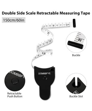 6 Pcs Body Measure Tape 60 Retractable Measuring Tape for Weight Loss, Sewing, Fabric - Black + White - Buy Online on GoSupps.com