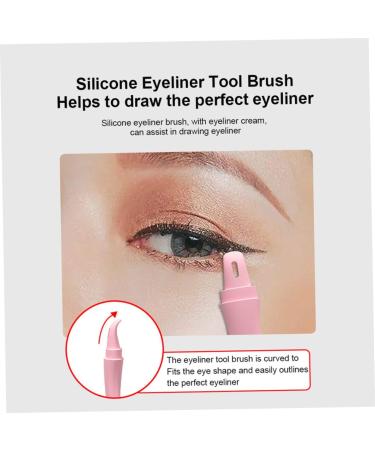 Balacoo Eyeliner Auxiliary Artifact Mold Eye Liner Stencil Tool Women Eyeliner Stencils Eye Shadow Slender 15X4.5CM Pink - Buy Online on GoSupps.com