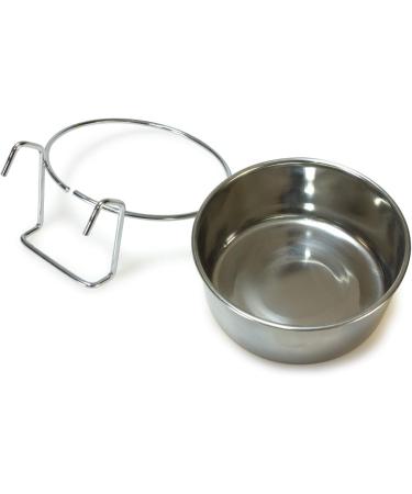 Arquivet Stainless Steel Bird Food Bowl with Hooks - 150ml Food Dispenser & Feed Container for Birds - Buy Online on GoSupps.com