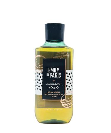 Bath and Body Emil in Paris Body Wash with Pro Vitamin B5 + Aloe (10 fl oz / 295 ml Macaron Cloud) Macaron Cloud 10 Fl Oz (Pack of 1)