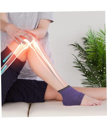 Beatifufu 5 Pairs Moisturizing Socks Foot Spa Gel Socks Heel Socks Feet Lotion Heel Anti-Crack Socks Toeless Socks Foot Softening Socks Heel Protector Heel Cushions Ankle Purple Silicone - Buy Online on GoSupps.com