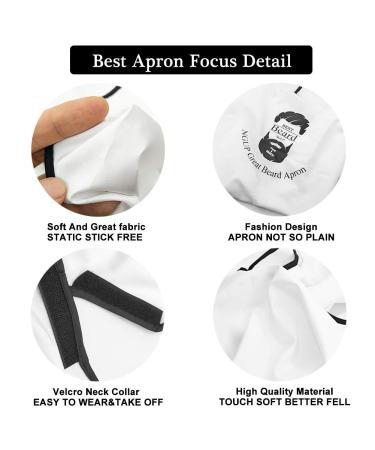 Beard Bib for Men - Non-Stick Shaving Tool & Hair Catcher Apron | Perfect Father's Day Gift for Dad Boyfriend or Husband - Buy Online on GoSupps.com