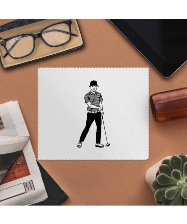 Buy 2 x 'Golfer' Microfiber Lens/Glasses Cleaning Cloths Premium Quality for Crystal Clear Vision | International Shipping Available - Buy Online on GoSupps.com