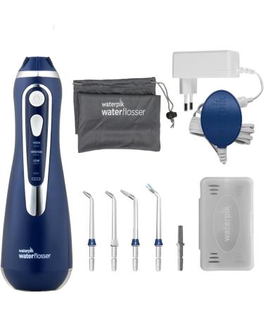 Waterpik Cordless Advanced Water Flosser - Wireless Oral Shower with 4 Attachments Adjustable Pressure Settings Induction Charging - WP-563EU - Buy Online on GoSupps.com