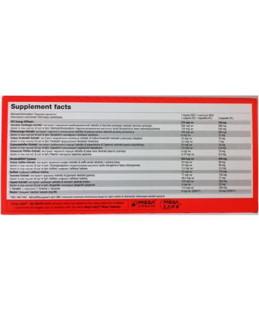 Thermogenic Fat Burner 120 Capsules | Stimulating Energy Pills | Fast Fat Reduction | Weight Loss - Buy Online on GoSupps.com