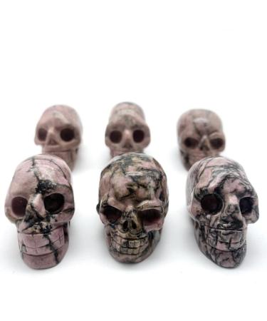 Natural Crystal Rough Natural Quartz Crystal Natural Pink Rhodonite Quartz Ghost Head Carved Crystal Handmade Crystal Home Ornaments Decoration Stones Home Office Decor