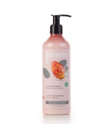 Itinera Instant Comfort Body Milk with Sicilian prickly pear (12.51 fl oz) - Normal and Sensitive Skin - Vegan Friendly - 97% Natural Origin Ingredients