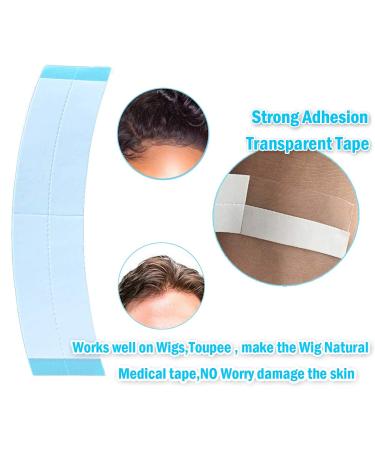 Double Sided Toupee Tape Strips - Waterproof Adhesive for Hairpieces & Wigs | 36Pcs C Contour - Buy Online on GoSupps.com