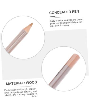Beavorty 4pcs Concealer Pen Pencil Concealer Makeup Up Makeup Concealer Makeup Concealer for Wooden 1 g (Pack of 1) Ivory - Buy Online on GoSupps.com