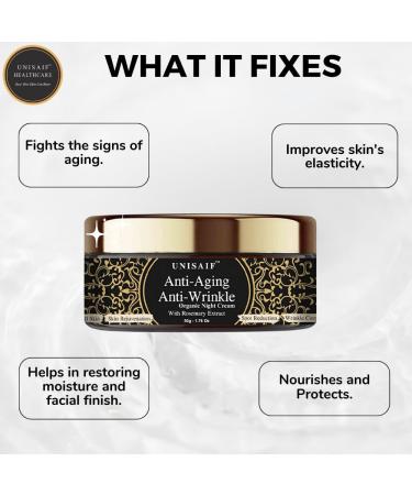 Buy Anti Aging Face Cream | Anti Wrinkle Moisturizer with Lavender Lemon & Licorice | Night Cream for Women (50g) - Free International Shipping - Buy Online on GoSupps.com