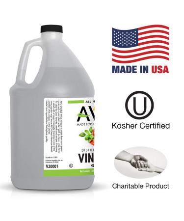 2 Pack AVO 1 Gallon Pure Natural Distilled White Vinegar - 5% Acidity (128 oz) - Buy Online on GoSupps.com
