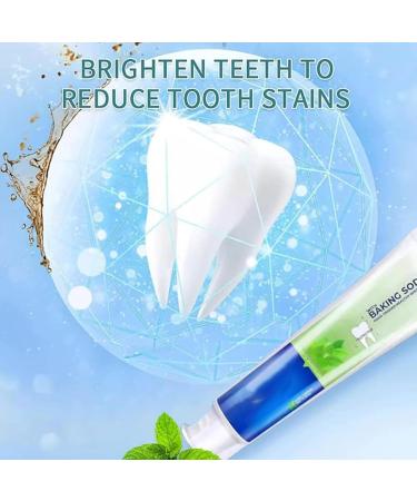 Face U Toothpaste Face U Baking Soda Peppermint Toothpaste Face U Teeth Whitening Toothpaste Freshens Breath Tartar Removal Deep Cleansing Teeth (2pcs) - Buy Online on GoSupps.com