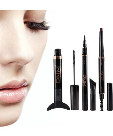 Waterproof Mascara Black Volume and Length | Eyeliner and Mascara Eye Makeup Set Eyeliner and Mascara Set Create Natural-Looking Professional Eye-Makeup Highly Pigmented Instantly Lengthen 06# - Buy Online on GoSupps.com