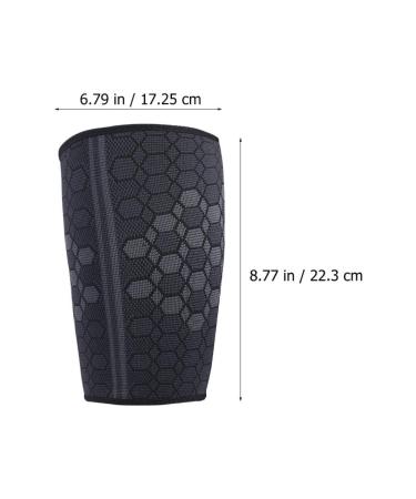 Thigh Protector Braces - Sports Thigh Support Sleeve & Protective Pads for Optimal Comfort | 1pc Nylon Thigh Support 22.3x17.25cm - Buy Online on GoSupps.com