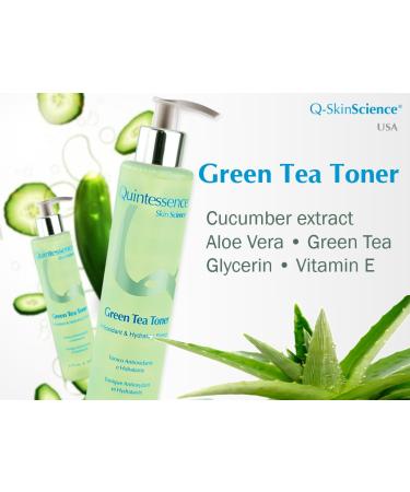 Quintessence Green Tea Toner 6.75 oz - Hydrating & Soothing Skincare for All Skin Types | International Shipping Available - Buy Online on GoSupps.com