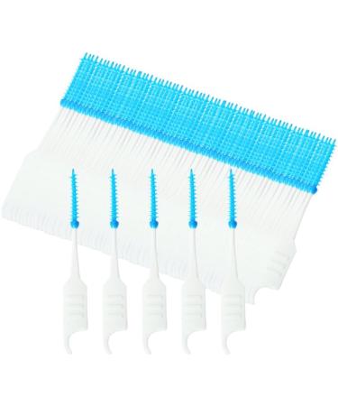 Anself 200pcs Dental Floss Interdental Brush - Soft Silicone Double-Sided Toothpick for Effective Oral Care - Buy Online on GoSupps.com