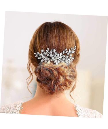 HAPINARY Crystal Inlaid Hair Comb Bridal Hair Decor Bride Hair Comb Bridal Headpieces for Wedding Crystal Hair Comb Wedding Hair Accessories Bride Wedding Headdress Bridal Hair Comb - Buy Online on GoSupps.com