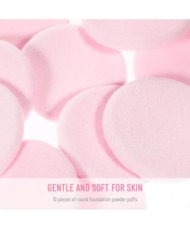 SHERCHPRY Round Puff - 2pcs & 10pcs Powder Sponge Puff for Makeup | Perfect Foundation Applicator & Beauty Accessories - Buy Online on GoSupps.com