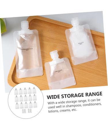 Travel-Sized Refillable Shampoo Bags - Wofashpuret 1 Set Plastic Squeeze Travel Bags for Liquids & Cosmetics (13.5x7.8cm) - Perfect for International Travel - Buy Online on GoSupps.com