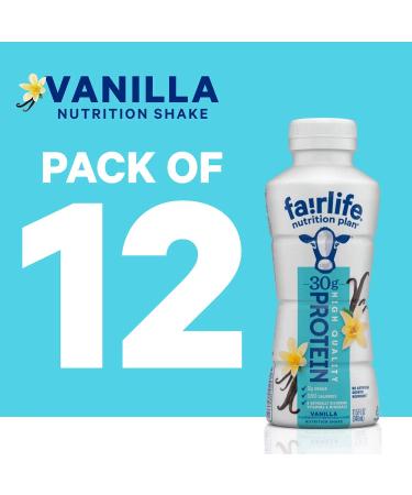 Fairlife Nutrition Plan Vanilla 11.5 fl oz 12pk - Pack of 12 - Buy Online on GoSupps.com