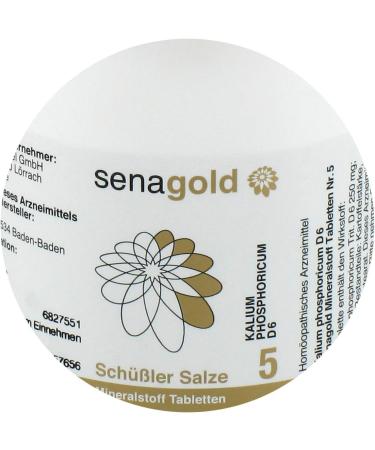 Buy Schuessler Salt No. 5 Tablets | Kalium Phosphoricum D6 | Gluten-Free | 1000 Pieces - International Shipping Available - Buy Online on GoSupps.com