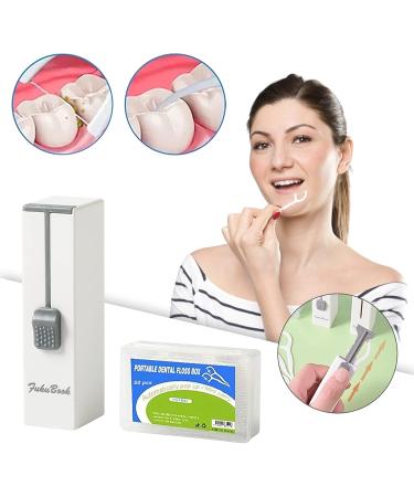Automatic Tooth Pairs Stick - Disposable Interdental Flosser with Travel Case | Ideal for Families & Hotels - Shop Now! - Buy Online on GoSupps.com