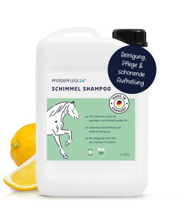 Horse care24 Mold shampoo horses 2.5l - gentle cleaning that makes discoloration disappear - anti yellow tinge horse shampoo for gentle fur brightening intensive cleaning & care 2500ml