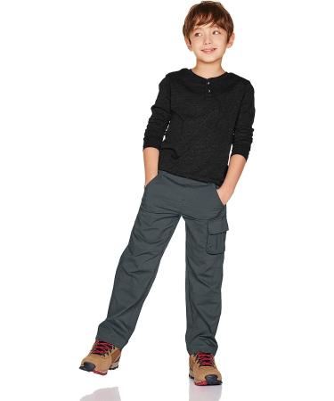 Kids Youth Hiking Cargo Pants UPF 50+ Quick Dry Driflex Charcoal - Small - Buy Online on GoSupps.com