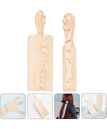 BETOOKY 2 pi ces Planche Teinture Cheveux Bois Grain Taille L et Petite Outil Coiffure pour Coloration et M ches DIY Portable et Facile Utiliser Accessoire Pratique pour Salon et - Buy Online on GoSupps.com