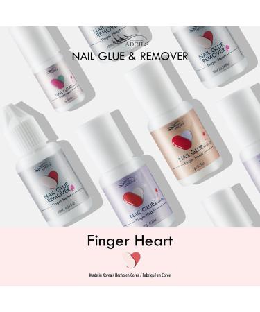 Adcils Professional Nail Fingerheart Glue Remover 0.34 fl oz - Fake Nail Adhesive & Tip Bond Remover - Buy Online on GoSupps.com