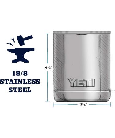 YETI Rambler 10 oz Lowball - Vacuum Insulated Stainless Steel, Black - Buy Online on GoSupps.com