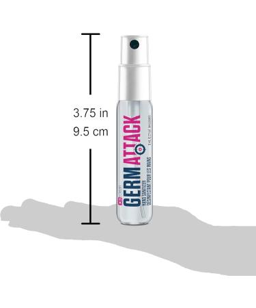 X3 Clean Germ Attack Mini Hand Sanitizer Spray - Alcohol Free and Fragrance Free - Pocket Size 8ml Bottles (Pack of 12) - Buy Online on GoSupps.com