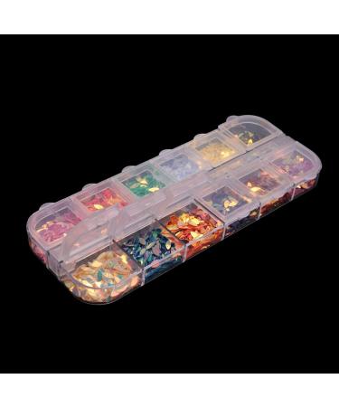 Myhoomowe 3D Shape New Nail Clear Nail Pearl Diy Nail Art Decorations Rhinestone Manicure Tools 3# Colorful Vest Sequins - Buy Online on GoSupps.com