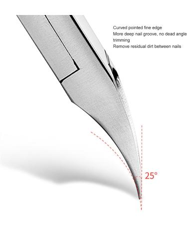Thick Toenail Clipper Ingrown Toenail Trimmer Curved Strong Nail Cutter for Ingrown Toenail Treatment - Buy Online on GoSupps.com