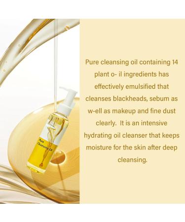 Oil Cleanser Pure Cleansing Oil Makeup Removal with Argan Oil Oil Based Cleanser for Daily Makeup Remover Korean Facial Cleanser for All Skin Type Nourishing & Balancing - Buy Online on GoSupps.com