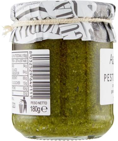  Italian Gourmet E.R. Ascheri 1960 Ligurian Pesto with Genoese Basil Basil Pesto Sauce 180 g Glass 180 g + Italian Gourmet Tomato Pulp Box 400 g - Buy Online on GoSupps.com
