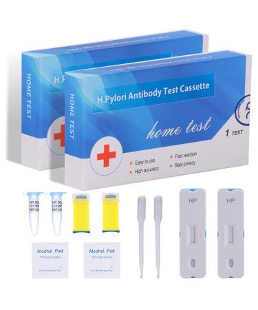 H. Pylori Helicobacter Pylori Detection 2 Test kit 10-15 Minutes of Quick Home Testing The Result is Highly Accurate Easy to use and Read