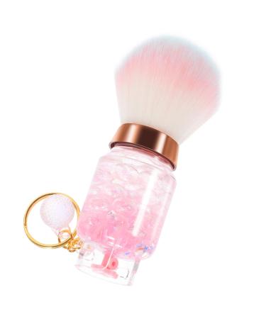 Beatifufu Beauty Tools Travel Makeup Brush Beauty for Makeup Blush Brush Makeup Powder Brush Face Powder Brush Makeup Brush Travel Brush for Powder Foundation Professional Makeup Kit 10.20X4.50X4.50CM Pink