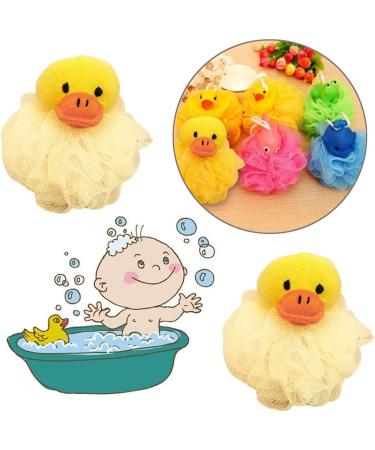 Gukasxi Animal Shower Sponge Set - 4 Body Peeling & Bathing Sponges for Kids & Women with 4 Seamless Hooks - Perfect for Exfoliating & Fun Bath Time - Buy Online on GoSupps.com
