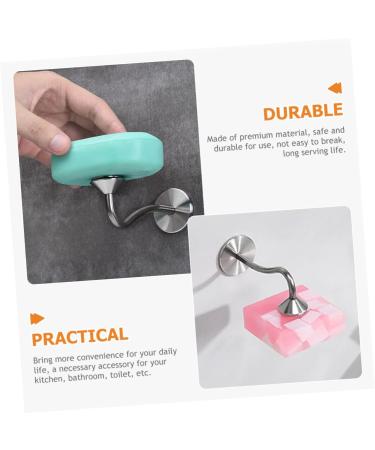 Ciieeo 2pcs Stainless Steel Soap Holder Soap Float Holder Wall Soap Holder Sink Sponge Holder Holder Kitchen Bar Soap Holder Earrings Holder Shampoo Bar Soap Dish - Buy Online on GoSupps.com