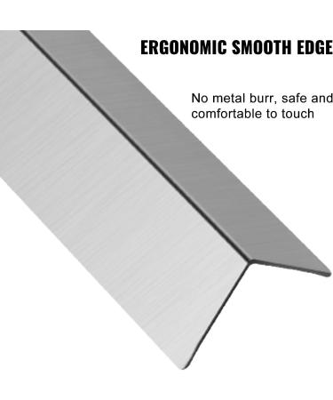 VEVOR Stainless Steel Corner Guards 0.5 x 0.5 x 48 inch Metal Wall Corner Protector Pack of 5 Corner Guards 20 Ga 304 Stainless Corner Guard with 90-Degree Angle for Wall Protection and Decoration - Buy Online on GoSupps.com