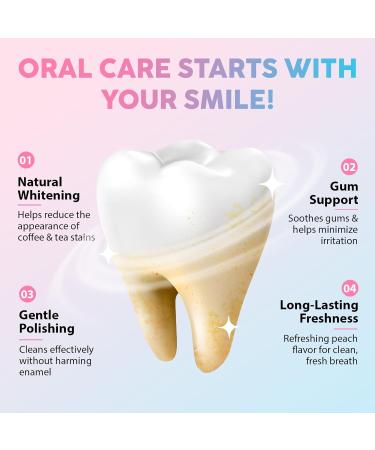 Niacinamide Whitening Toothpaste 100g - Niacinamides Toothpaste Stain Removal Gentle on Sensitive Teeth & Gums Fluoride-Free Natural Enzymes Dentist-Developed for Coffee & Tea Lovers Niacinamide 3.53 Fl Oz (Pack of 1) - Buy Online on GoSupps.com
