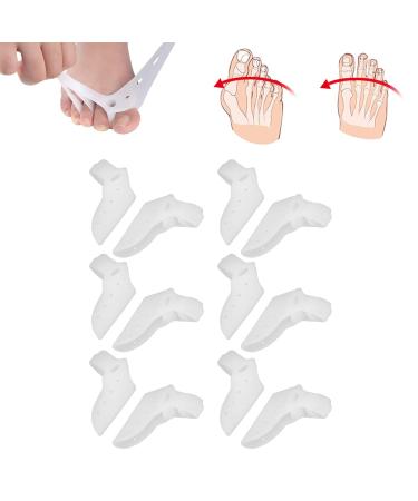 SEBS Big Toe Separator Soft Pad - 6 Pairs for Pain Relief and Overlapping Corrector - Buy Online on GoSupps.com